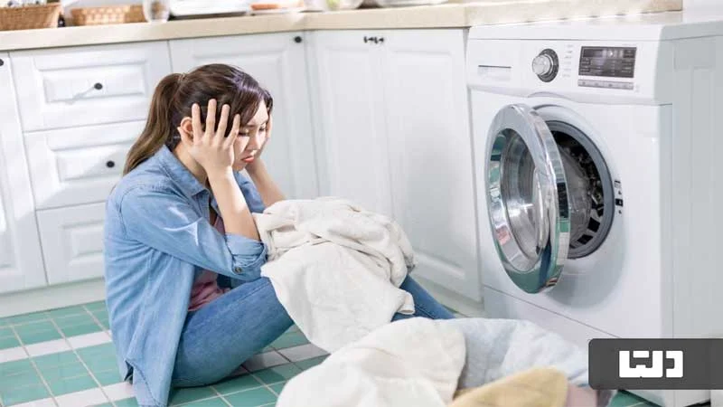 7 علت خشک نکردن ماشین لباسشویی + راه حل رفع مشکل