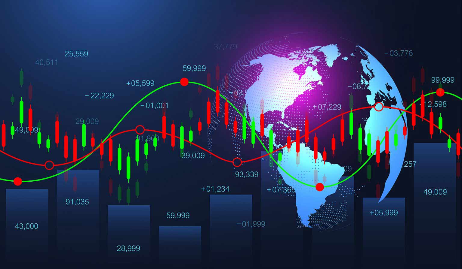 تاثیر تورم جهانی بر نوسانات بازار فارکس