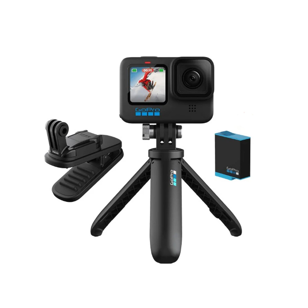 نقد و برسی دوربین گوپرو همراه لوازم جانبی GoPro HERO10 Black + Accessories Bundle