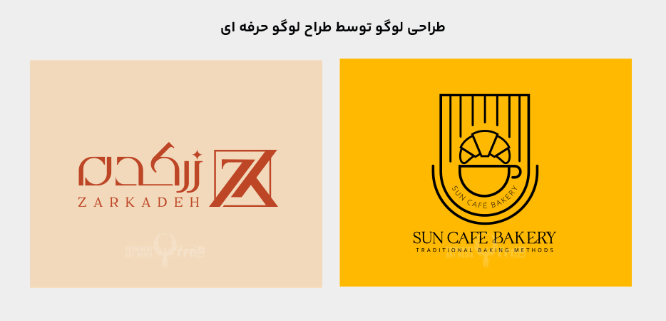 طراحی لوگو با انسان