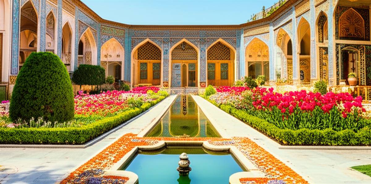 باغ گل های شیراز | گنجینه عطر و رنگ در قلب فارس