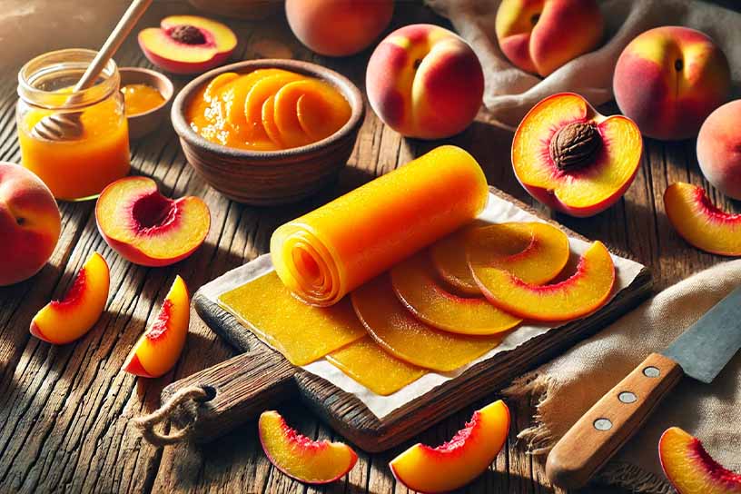 طرز تهیه طرز تهیه لواشک هلو: از میوه تابستانی تا یک میان وعده سالم