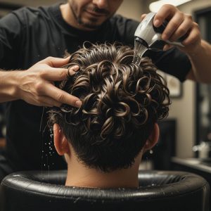 اصول شستشو و ماساژ سر در سالن